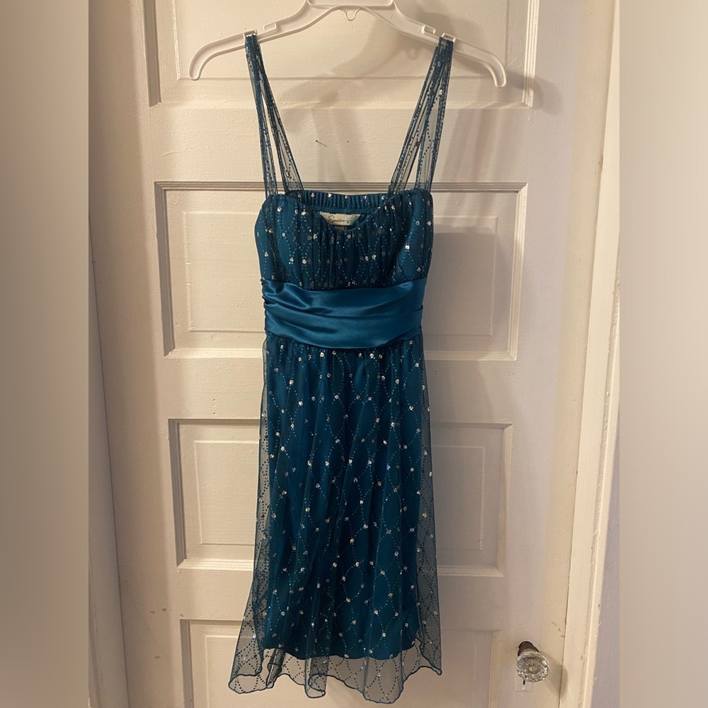 Speechless Turquoise semi formal dress